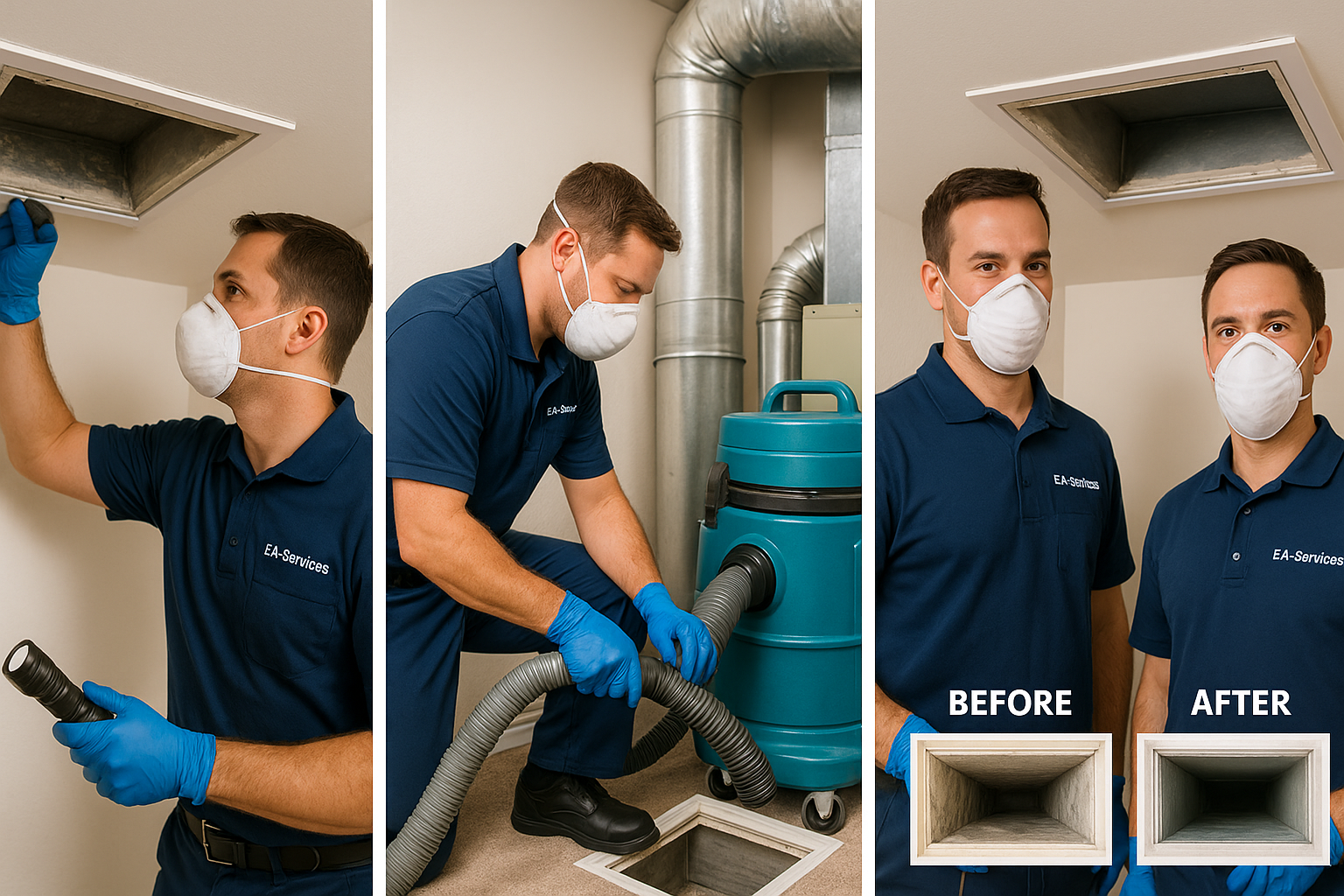 Professional air duct cleaning process in Sonoita